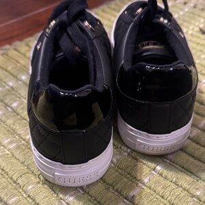Guess Kids Black Quilted Sneakers